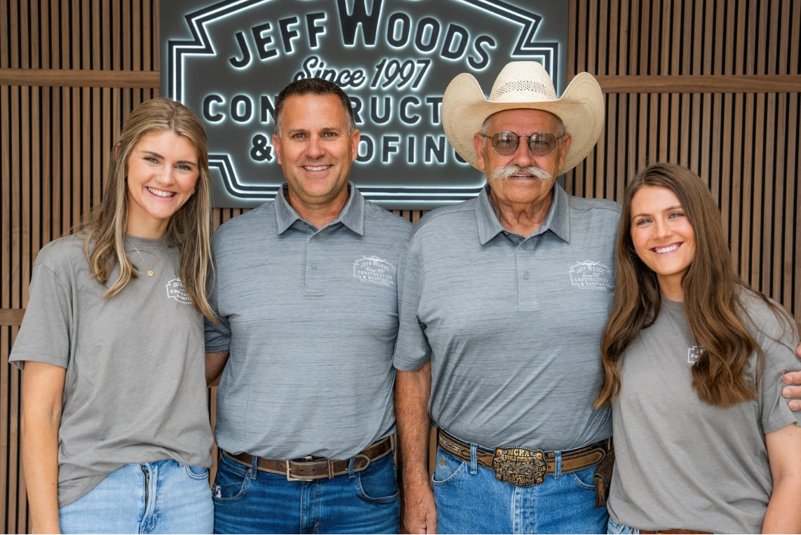 Three generations of the Jeff Woods family