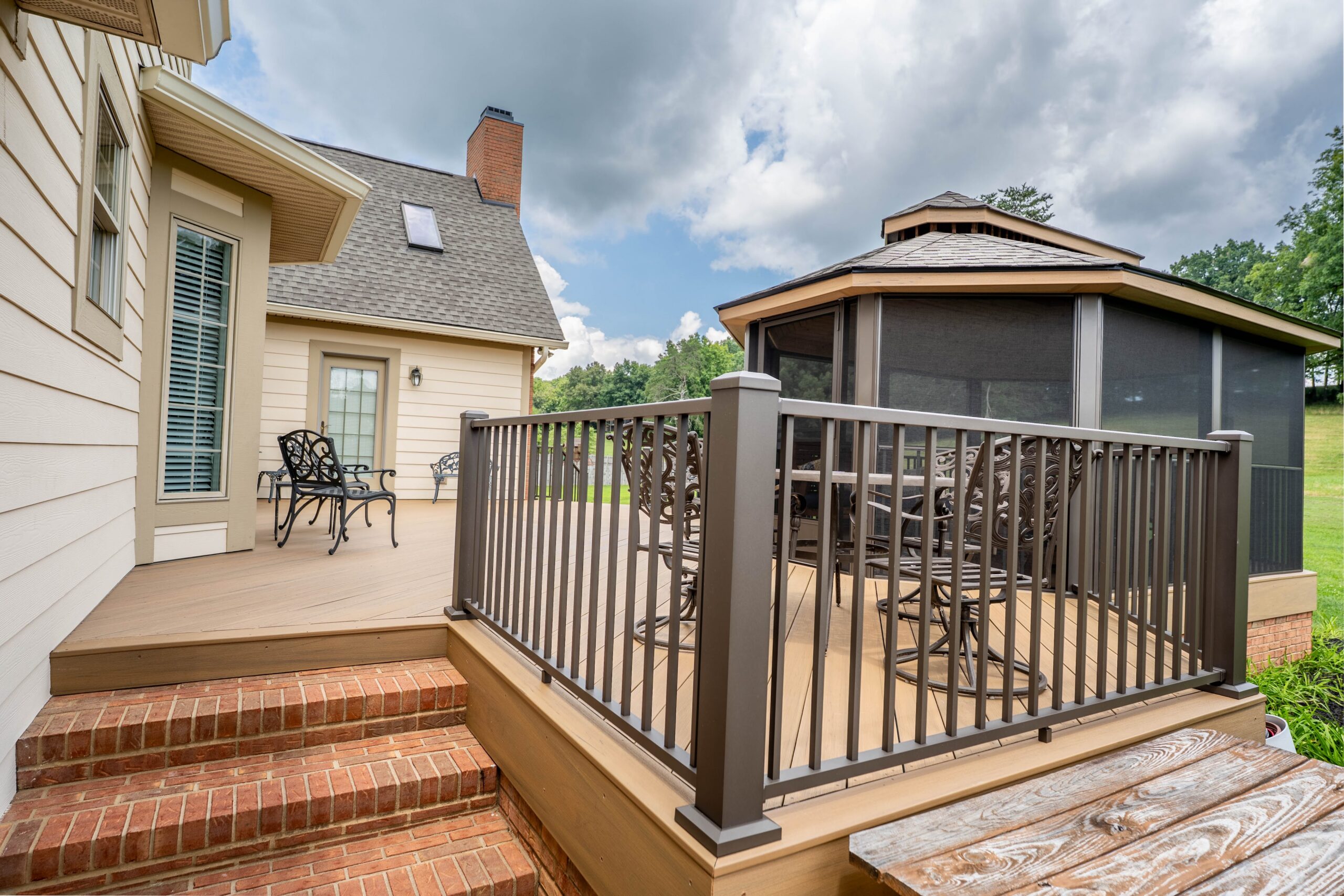 Screened porch project in Middle Tennessee by Jeff Woods Construction