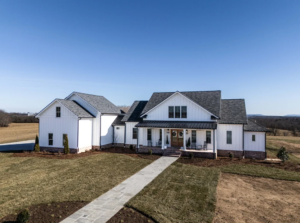 Custom home under construction by Jeff Woods Construction in Crossville, Tennessee