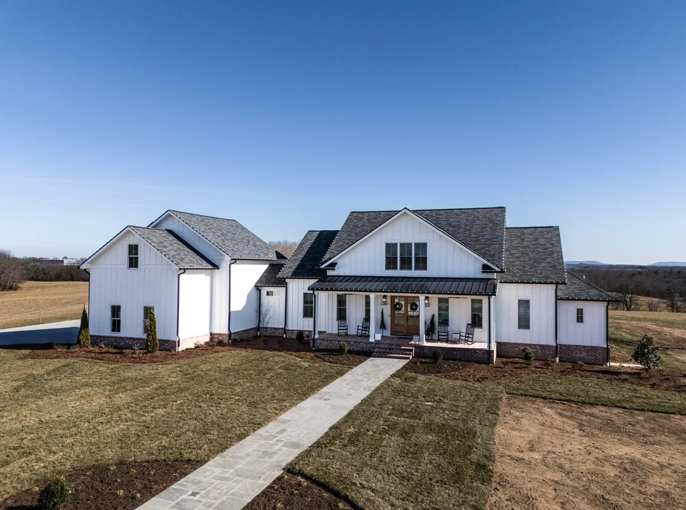 Custom home under construction by Jeff Woods Construction in Crossville, Tennessee